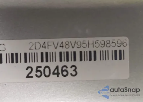 2005 Dodge Magnum Se из США, поврежденный, VIN 2D4FV48V95H598596